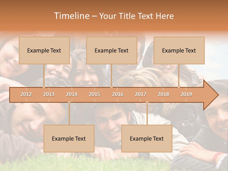 Grass Adults American PowerPoint Template