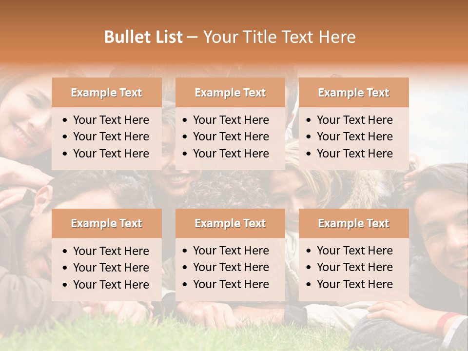 Grass Adults American PowerPoint Template