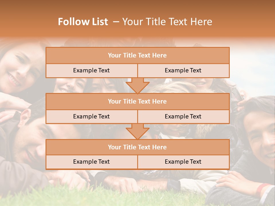 Grass Adults American PowerPoint Template