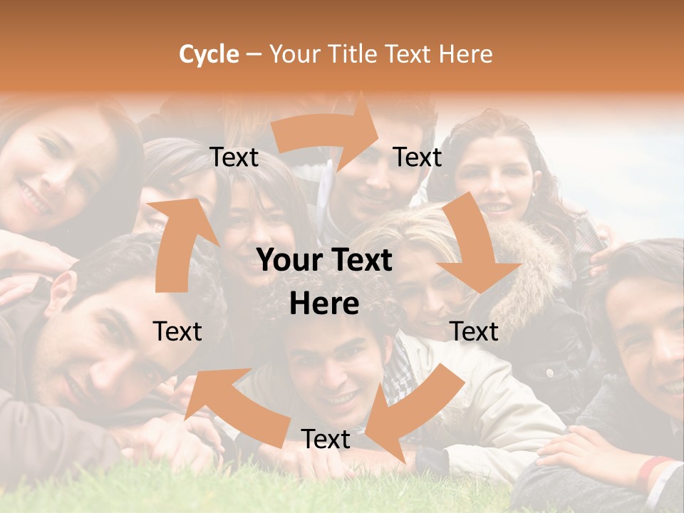 Grass Adults American PowerPoint Template