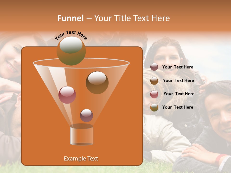 Grass Adults American PowerPoint Template