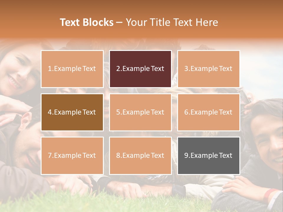 Grass Adults American PowerPoint Template