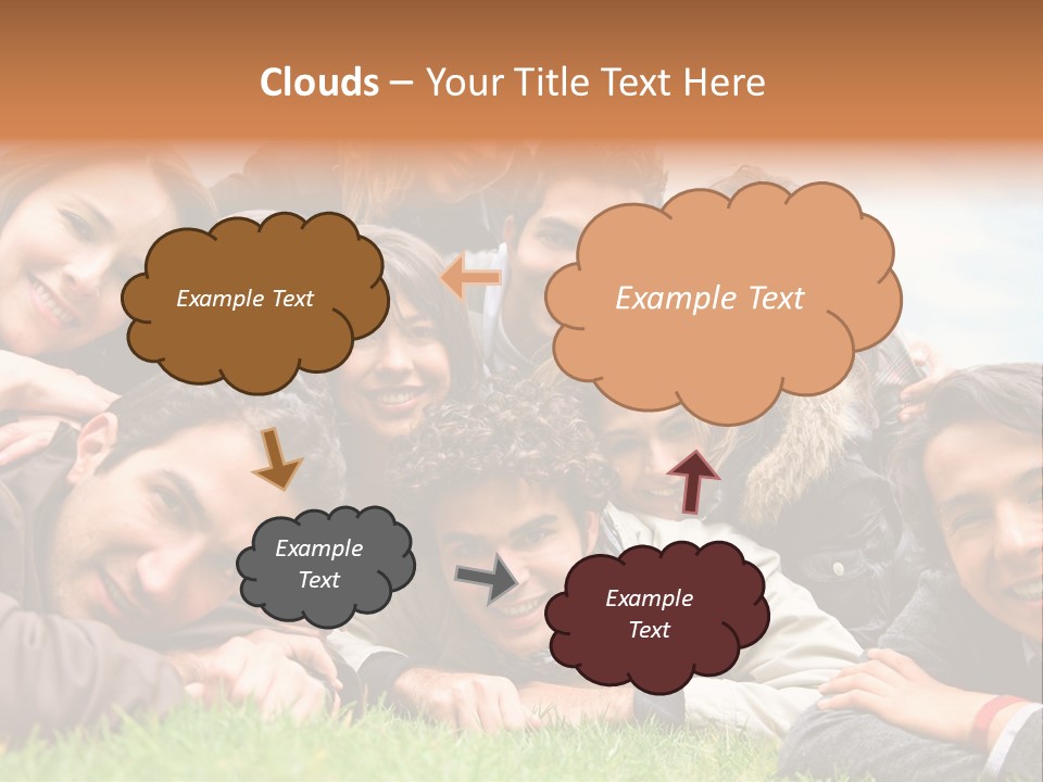 Grass Adults American PowerPoint Template