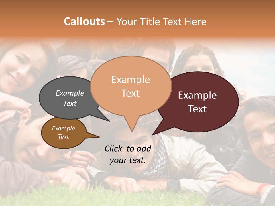 Grass Adults American PowerPoint Template