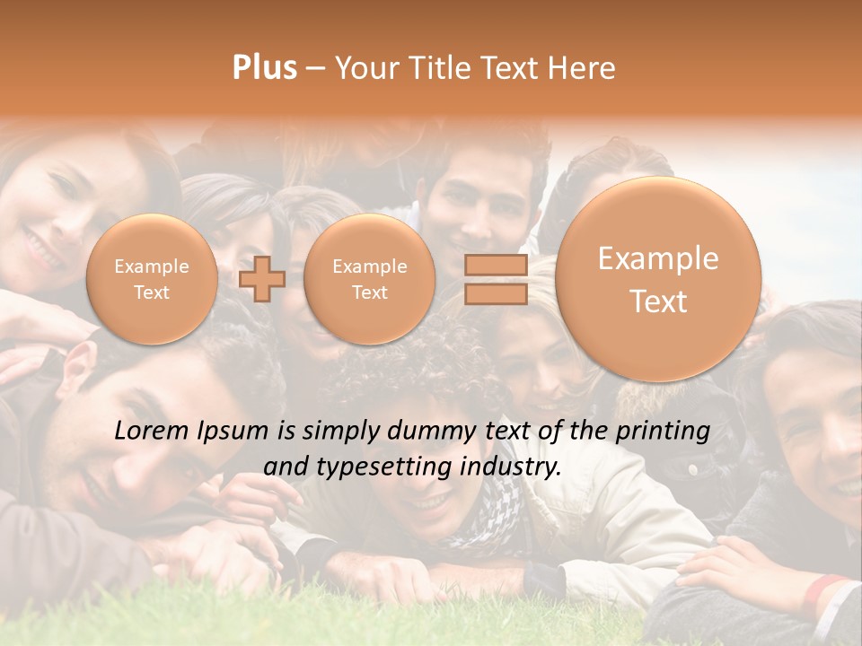 Grass Adults American PowerPoint Template