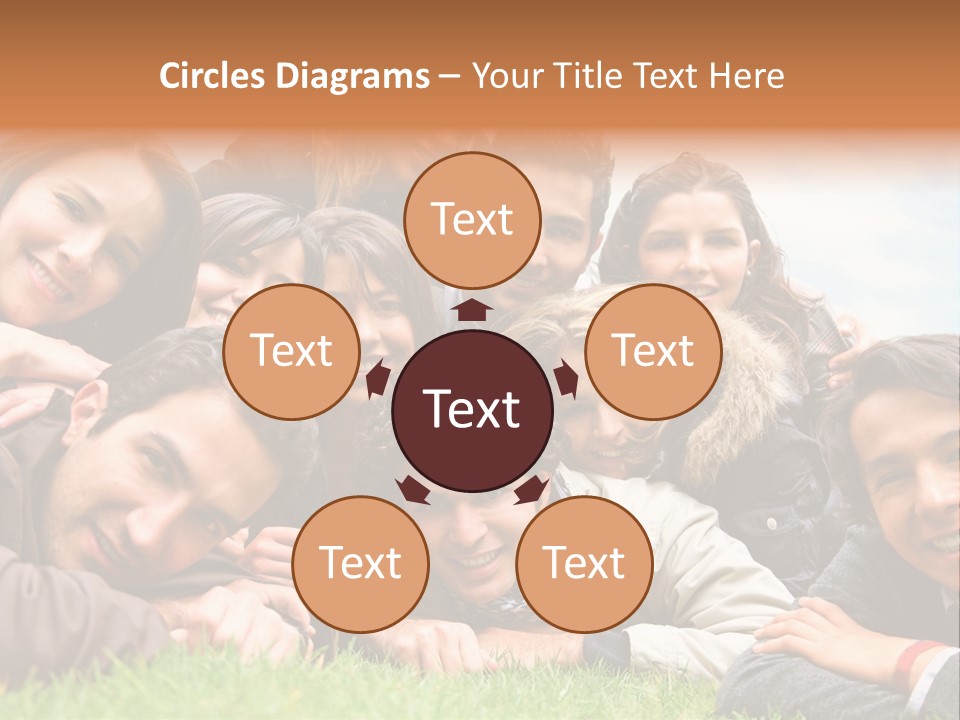 Grass Adults American PowerPoint Template