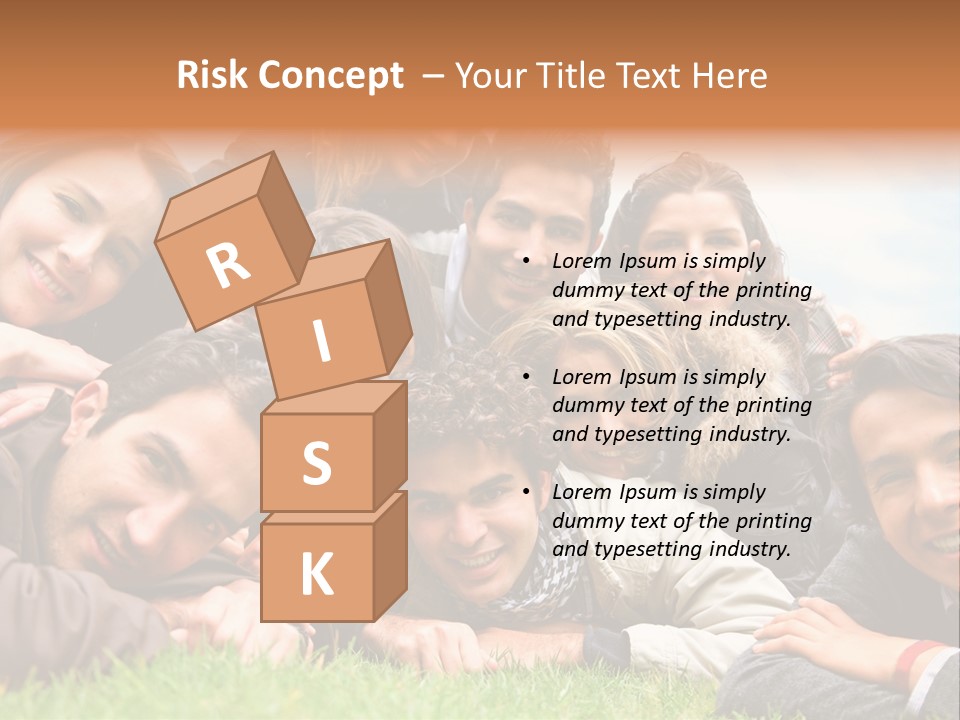 Grass Adults American PowerPoint Template