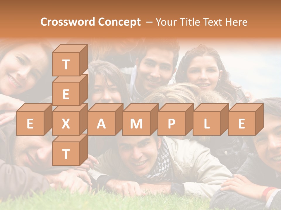 Grass Adults American PowerPoint Template