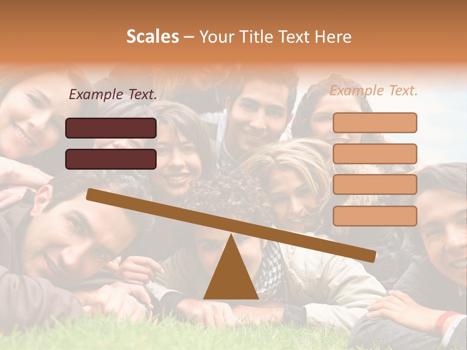 Grass Adults American PowerPoint Template