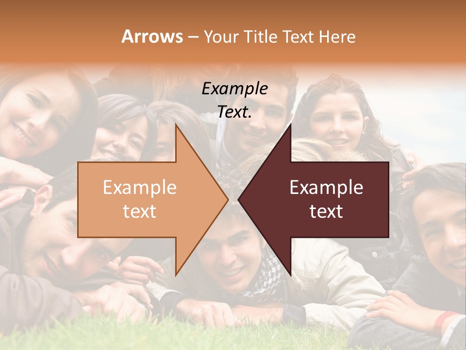 Grass Adults American PowerPoint Template