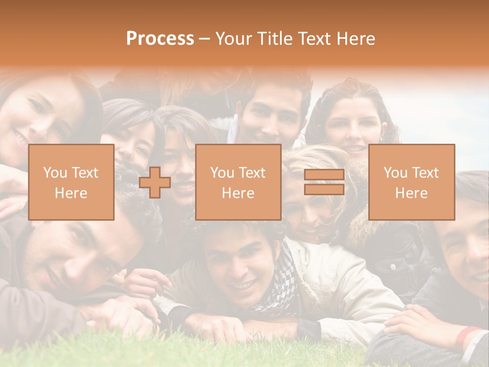 Grass Adults American PowerPoint Template