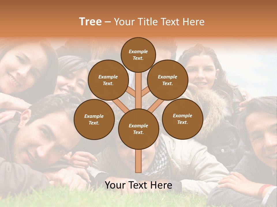 Grass Adults American PowerPoint Template