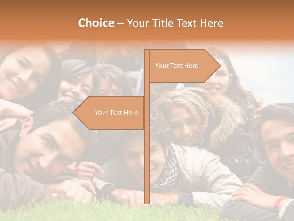 Grass Adults American PowerPoint Template