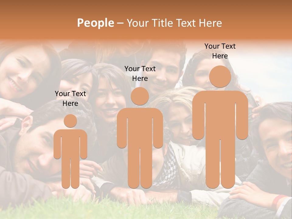 Grass Adults American PowerPoint Template