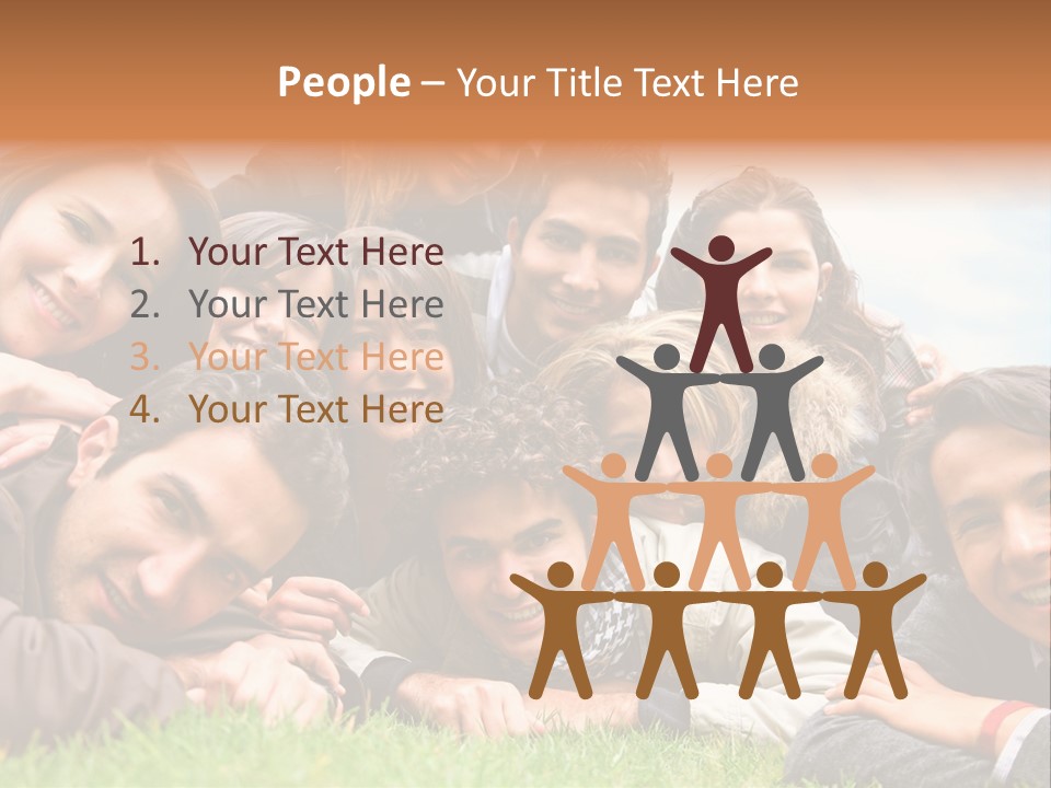 Grass Adults American PowerPoint Template