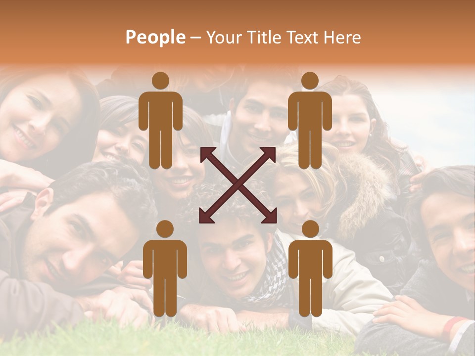 Grass Adults American PowerPoint Template