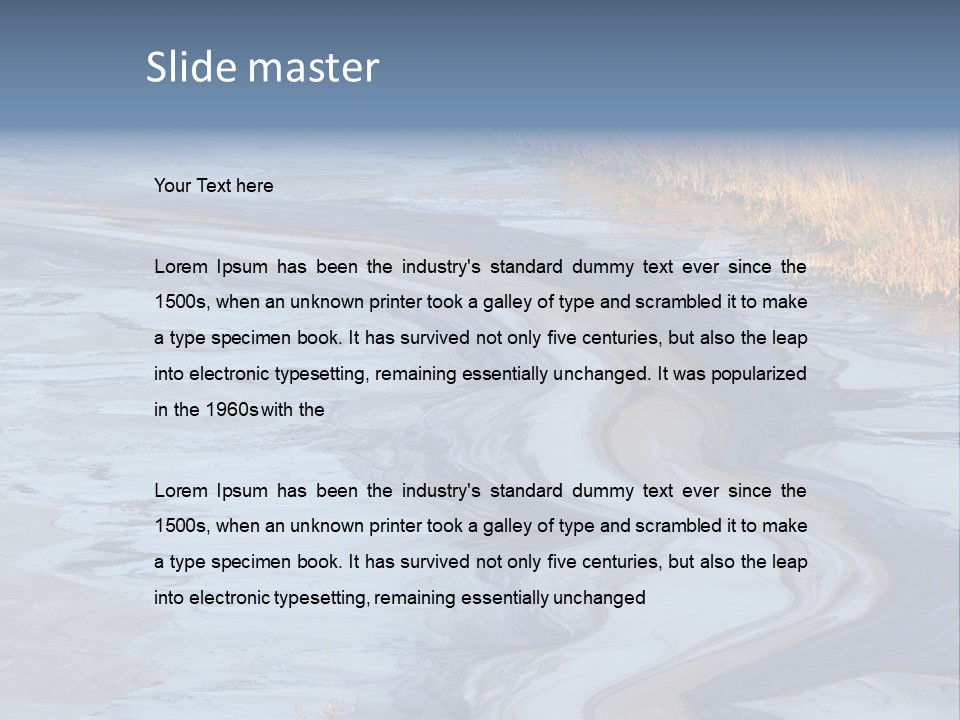 Industry Toxic Water PowerPoint Template