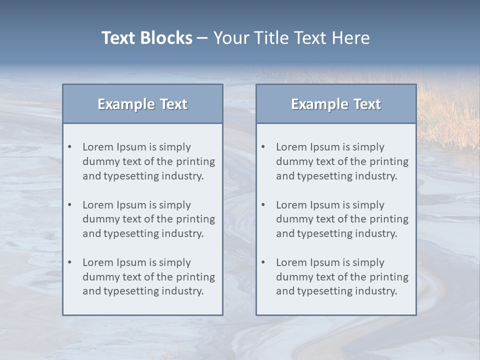 Industry Toxic Water PowerPoint Template
