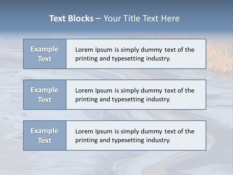 Industry Toxic Water PowerPoint Template