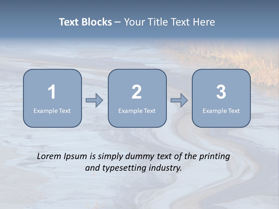 Industry Toxic Water PowerPoint Template
