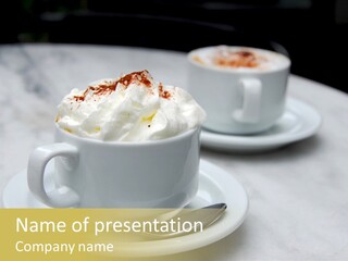 Spoon Table Drink PowerPoint Template