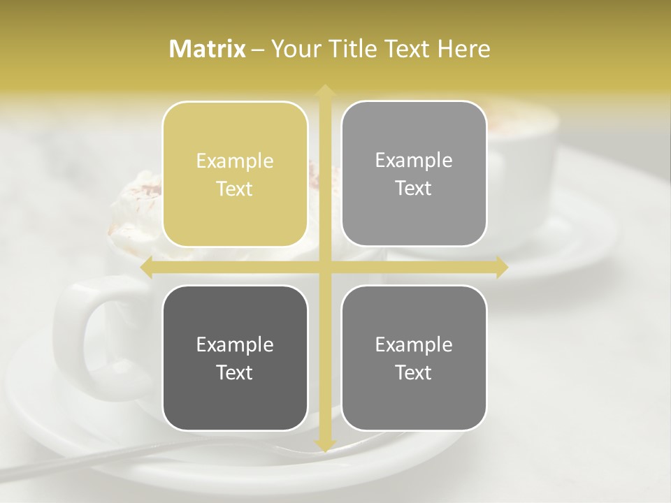 Spoon Table Drink PowerPoint Template