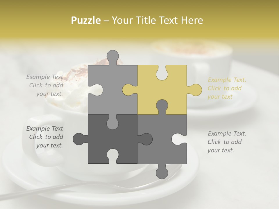 Spoon Table Drink PowerPoint Template