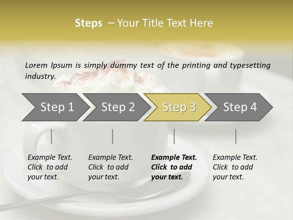 Spoon Table Drink PowerPoint Template