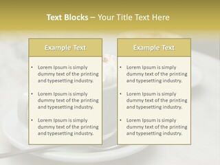 Spoon Table Drink PowerPoint Template