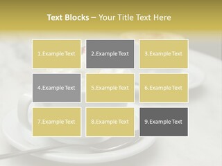 Spoon Table Drink PowerPoint Template