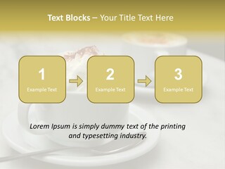 Spoon Table Drink PowerPoint Template
