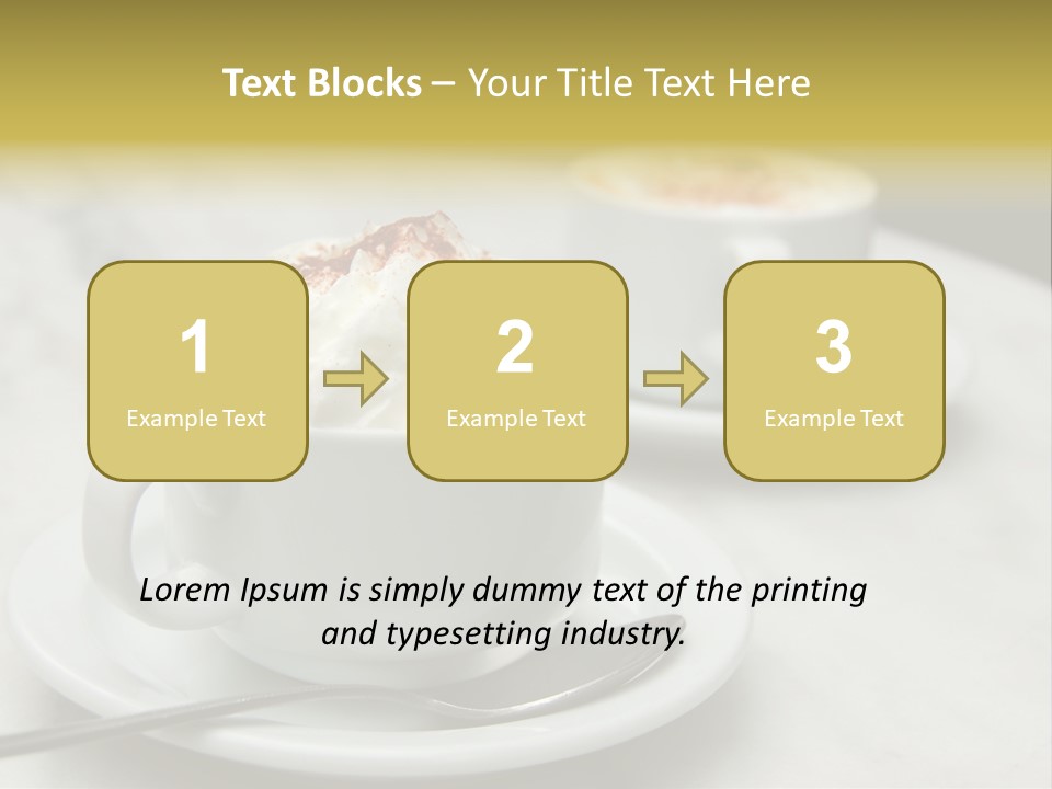 Spoon Table Drink PowerPoint Template