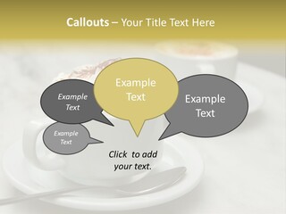 Spoon Table Drink PowerPoint Template