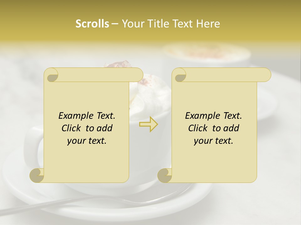 Spoon Table Drink PowerPoint Template