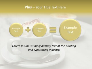 Spoon Table Drink PowerPoint Template
