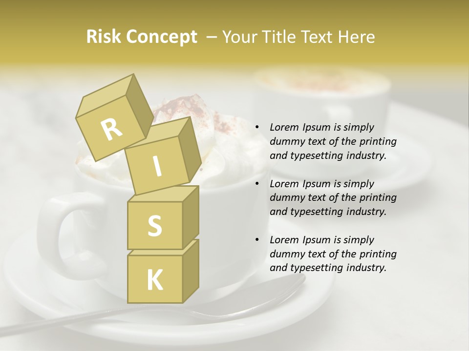 Spoon Table Drink PowerPoint Template