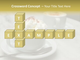 Spoon Table Drink PowerPoint Template