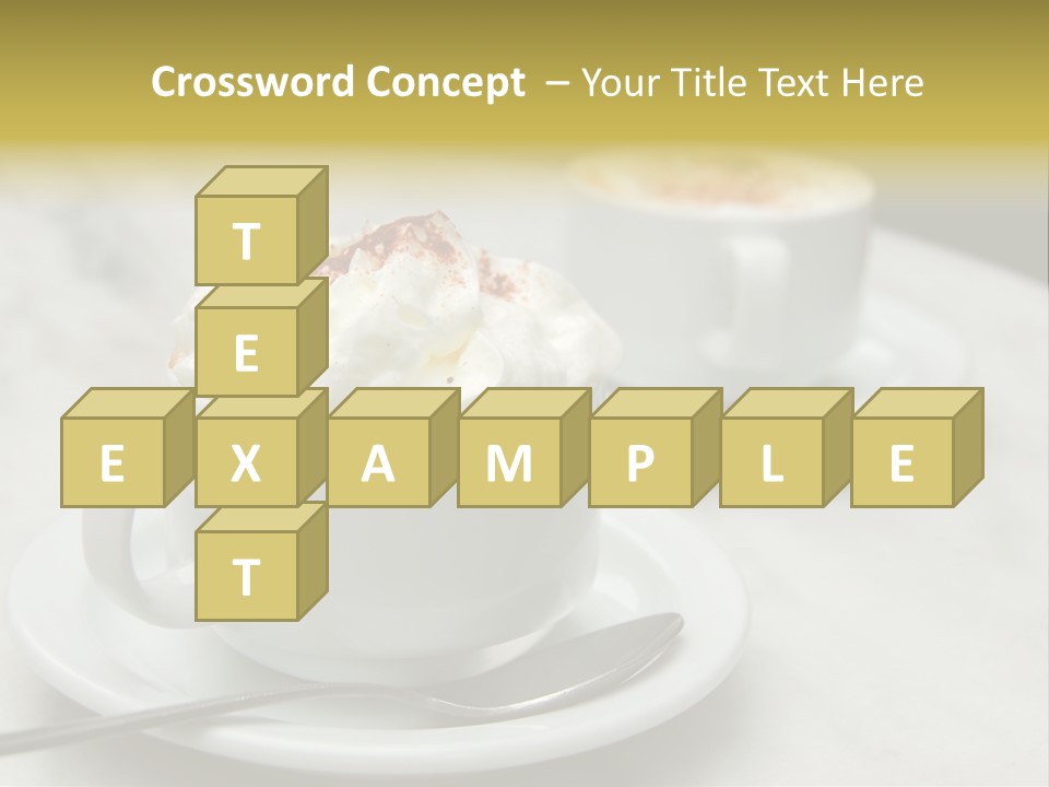 Spoon Table Drink PowerPoint Template