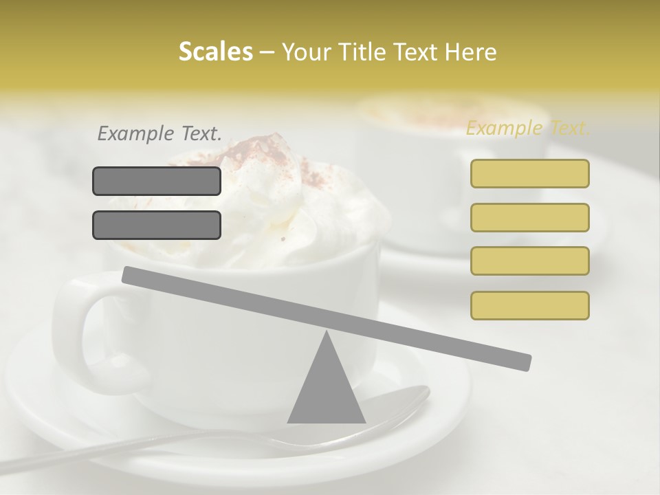 Spoon Table Drink PowerPoint Template