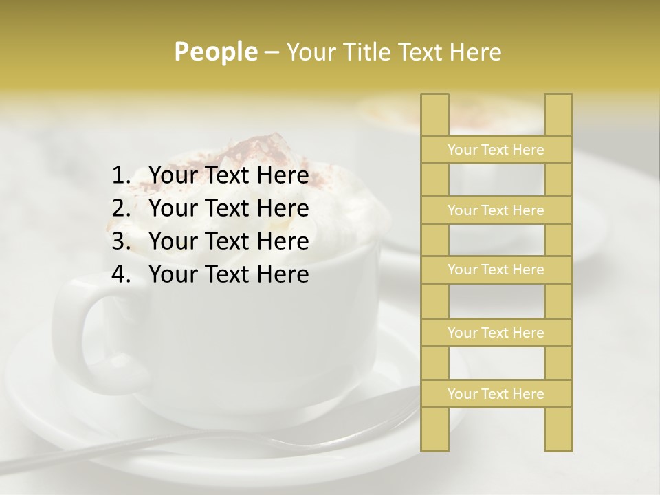 Spoon Table Drink PowerPoint Template