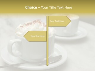 Spoon Table Drink PowerPoint Template