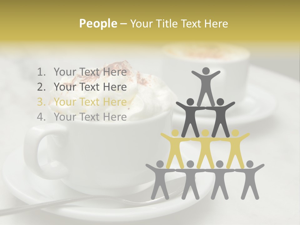 Spoon Table Drink PowerPoint Template