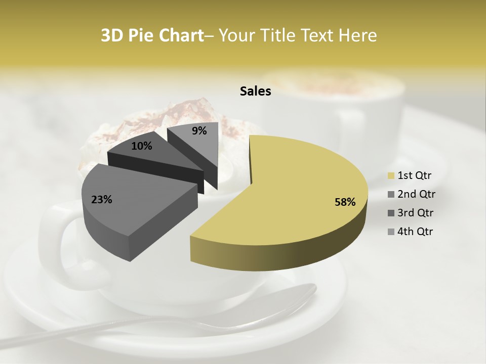 Spoon Table Drink PowerPoint Template
