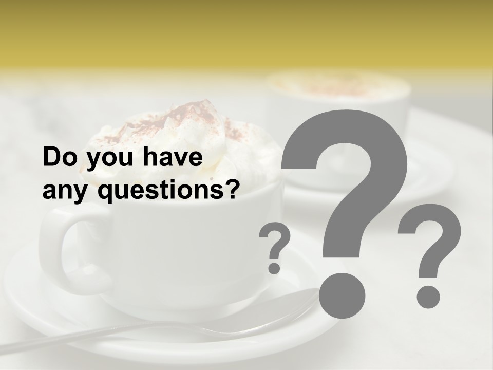 Spoon Table Drink PowerPoint Template