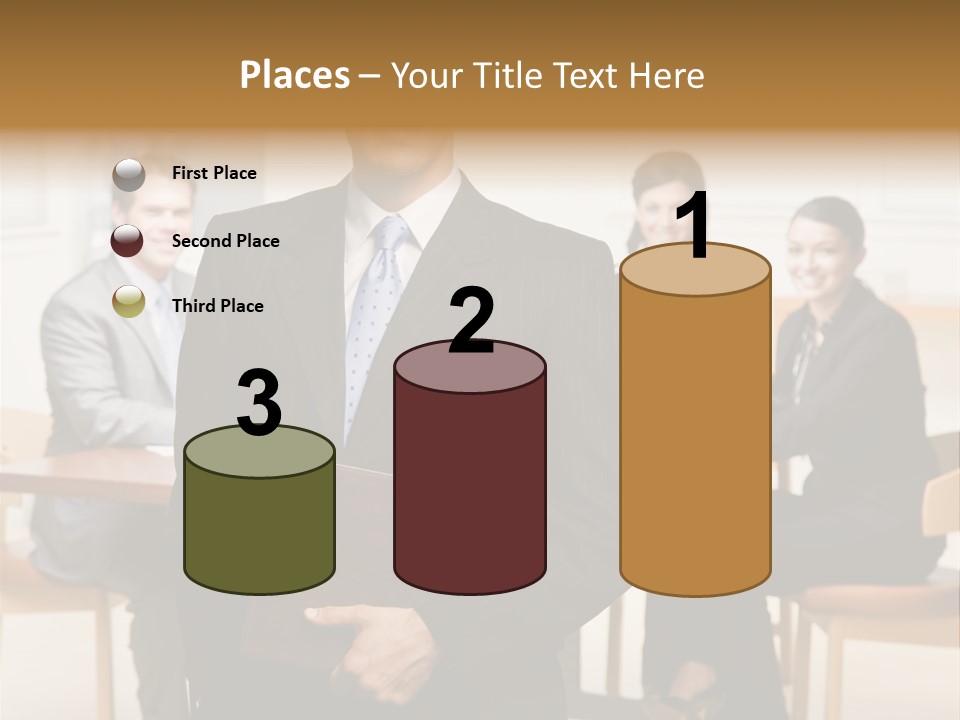 Executive Man Selfassured PowerPoint Template