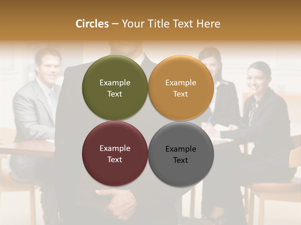 Executive Man Selfassured PowerPoint Template