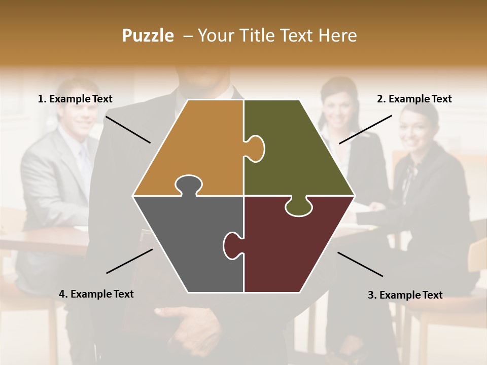 Executive Man Selfassured PowerPoint Template