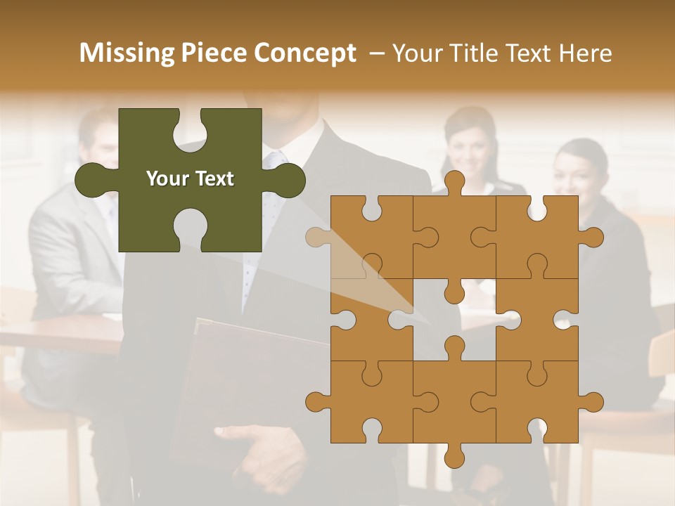 Executive Man Selfassured PowerPoint Template