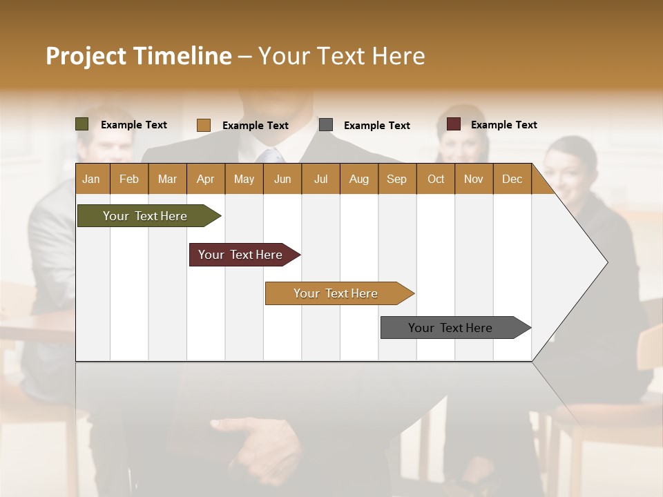 Executive Man Selfassured PowerPoint Template