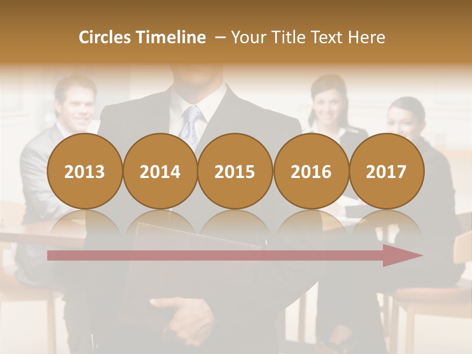 Executive Man Selfassured PowerPoint Template